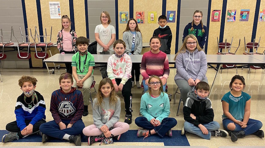 Students of the Month, grades 4-5